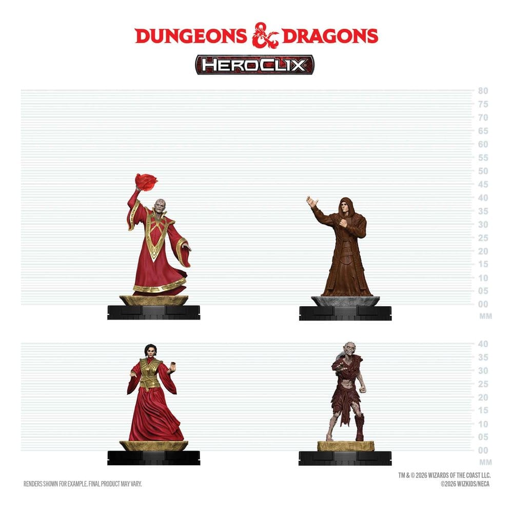 Dungeons & Dragons HeroClix 400: Set de Figurines Red Wizards of Thay