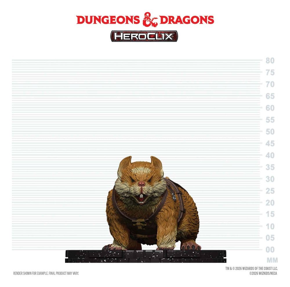 Dungeons & Dragons HeroClix: Giant figurine mini Space Hamster