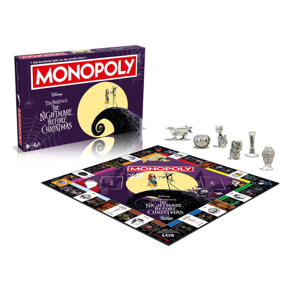 Monopoly jeu de plateau L'Étrange Noël de monsieur Jack *ALLEMAND*