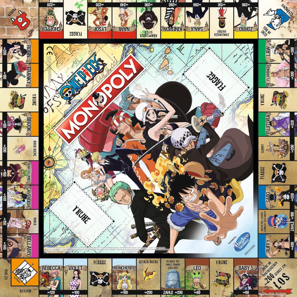 Monopoly jeu de plateau One Piece (New Case) *ALLEMAND*