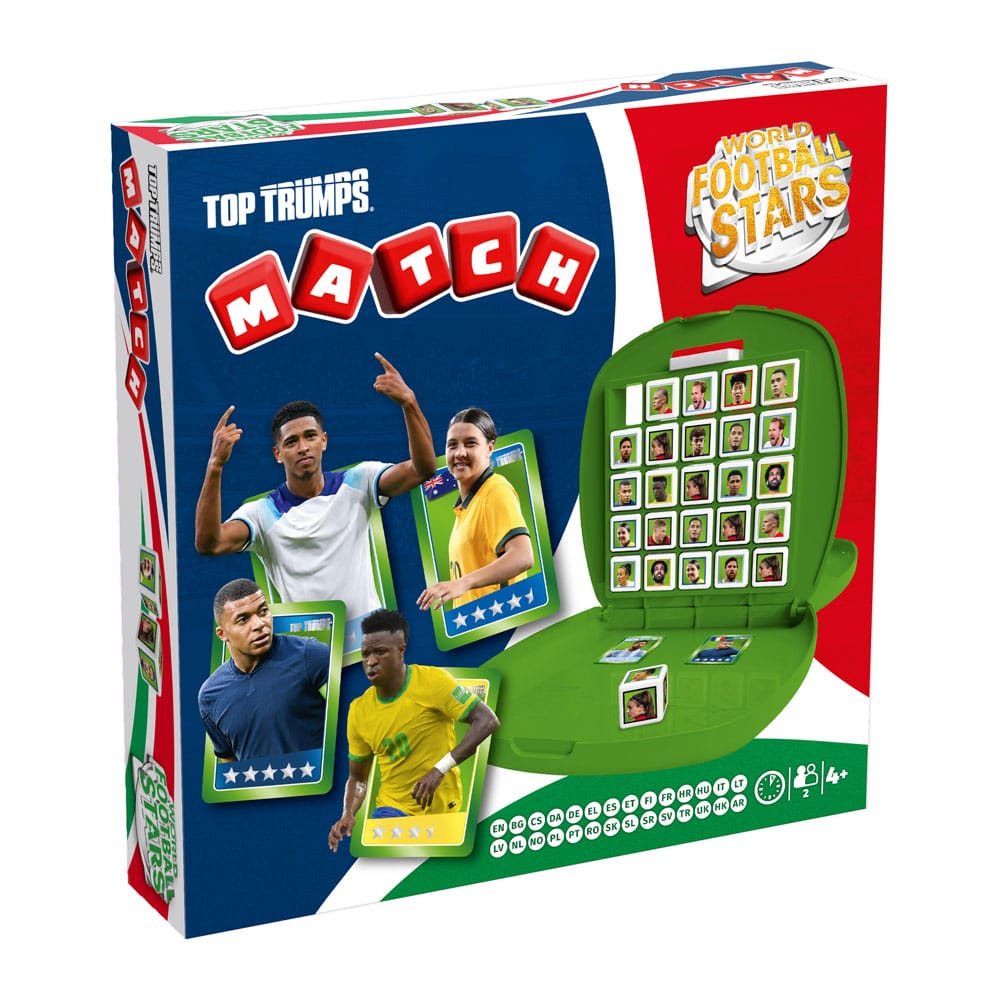 Stars du football mondial Top Trumps Match- The Crazy Cube Game Green Version