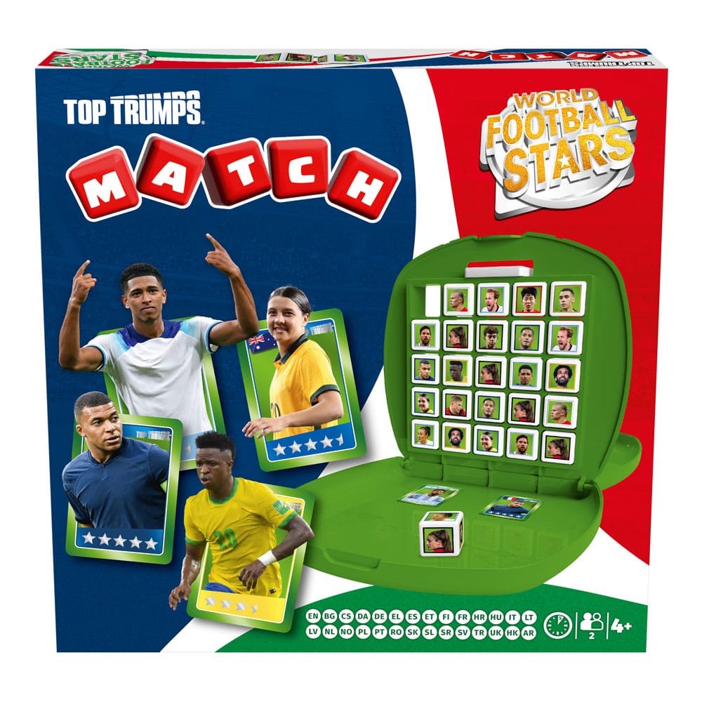 Stars du football mondial Top Trumps Match- The Crazy Cube Game Green Version
