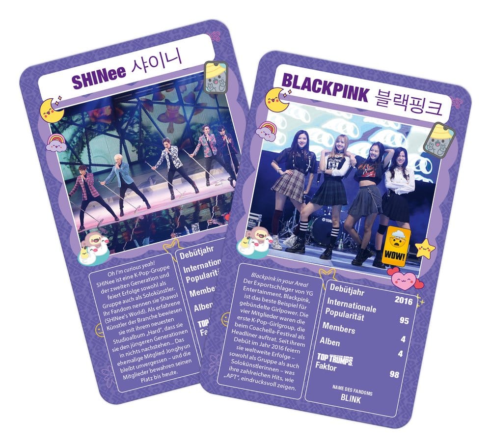 K-Pop Jeu de Cartes Top Trumps *ALLEMAND*