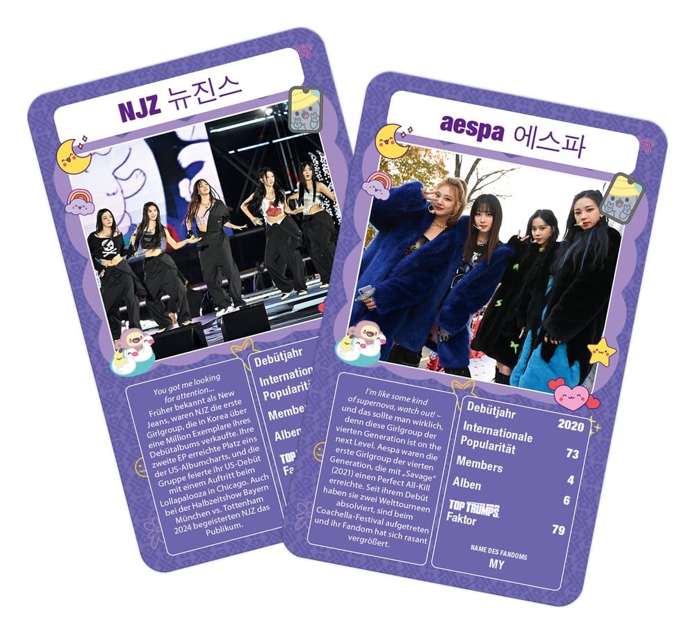 K-Pop Jeu de Cartes Top Trumps *ALLEMAND*
