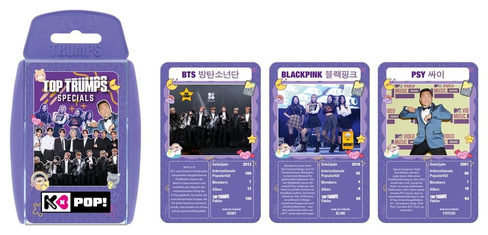 K-Pop Jeu de Cartes Top Trumps *ALLEMAND*