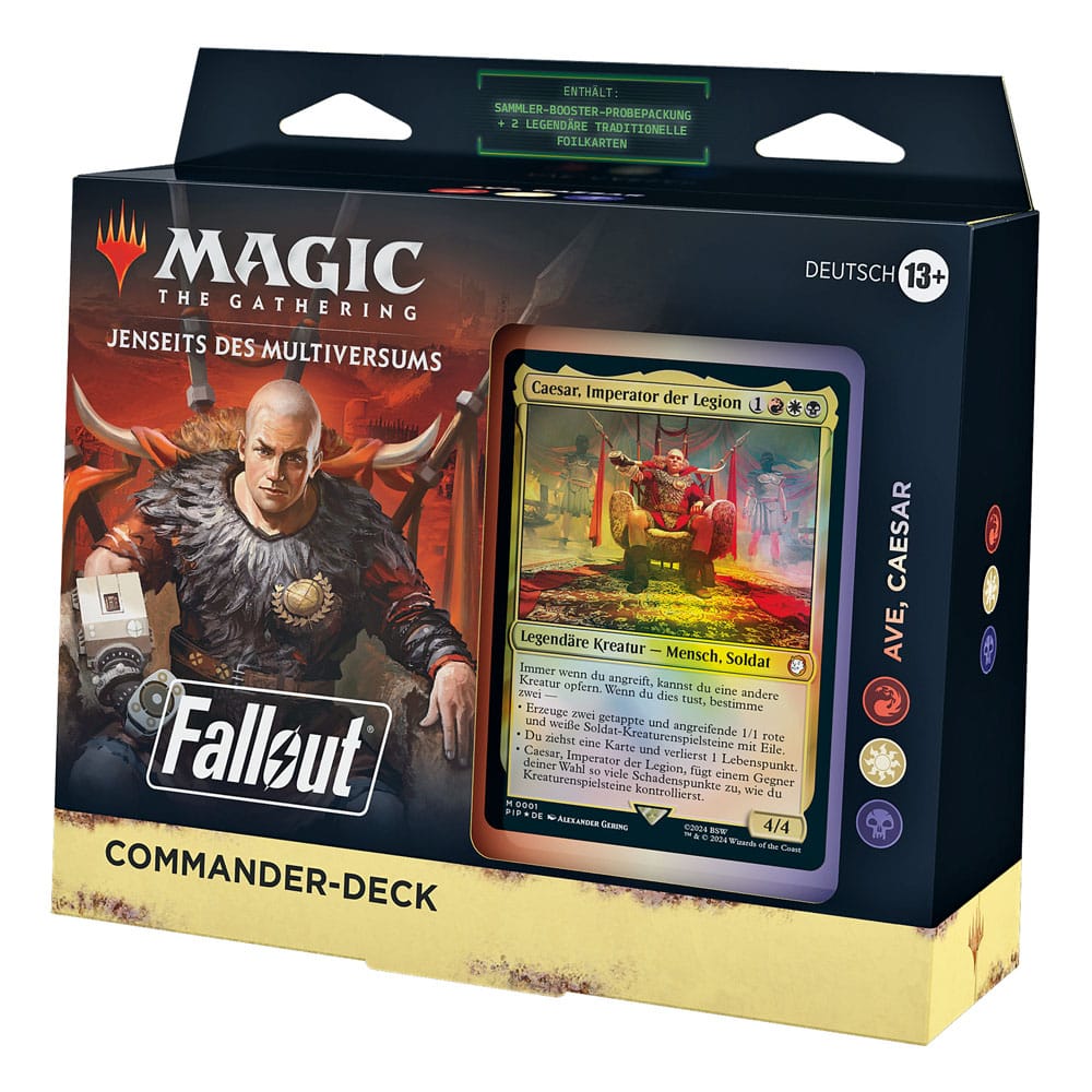Magic the Gathering Jenseits des Multiversums: Fallout présentoir decks Commander (4) *ALLEMAND*