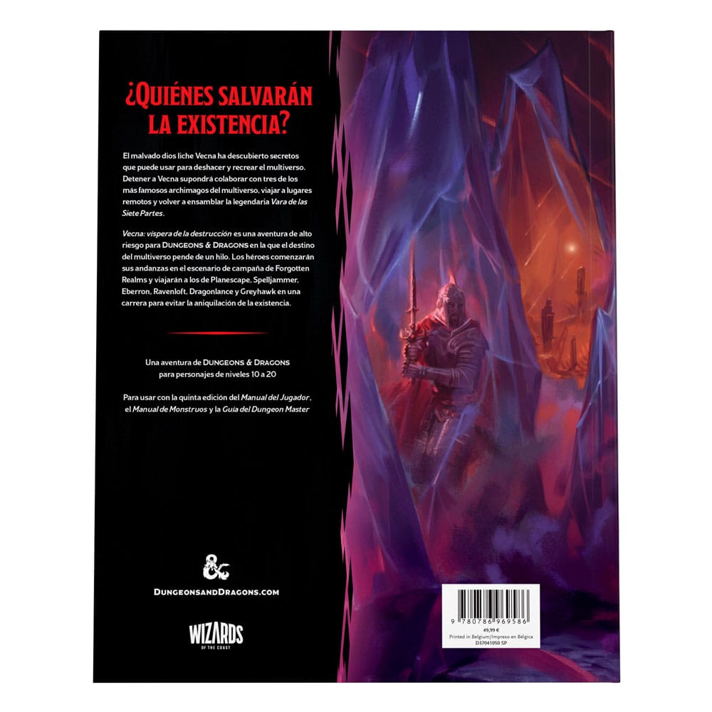 Dungeons & Dragons RPG aventure Vecna: Víspera de la Destrucción *ESPAGNOL*