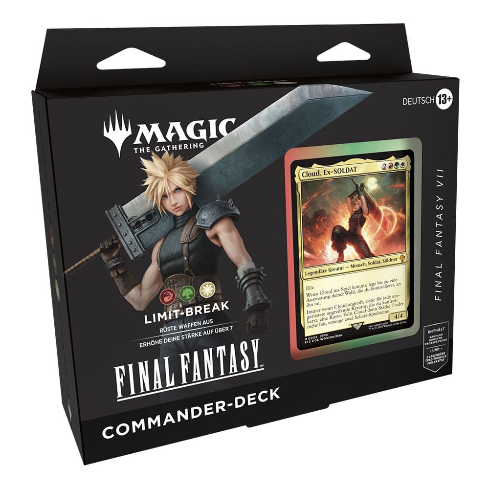 Magic the Gathering Final Fantasy présentoir decks Commander (4) *ALLEMAND*