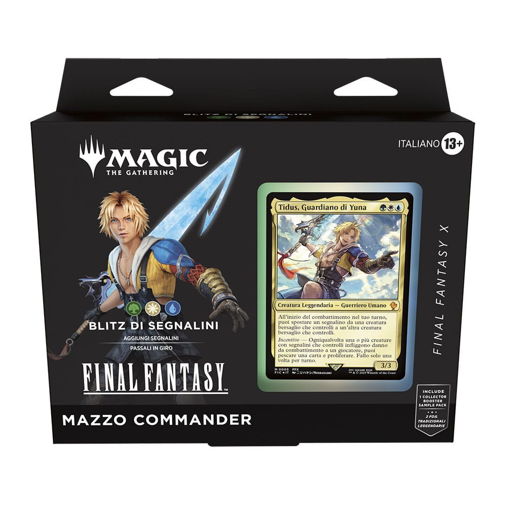 Magic the Gathering Final Fantasy présentoir decks Commander (4) *ITALIEN
*