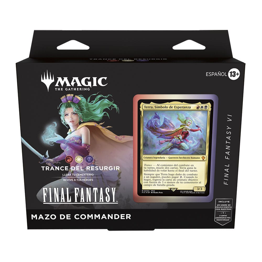 Magic the Gathering Final Fantasy présentoir decks Commander (4) *ESPAGNOL
*