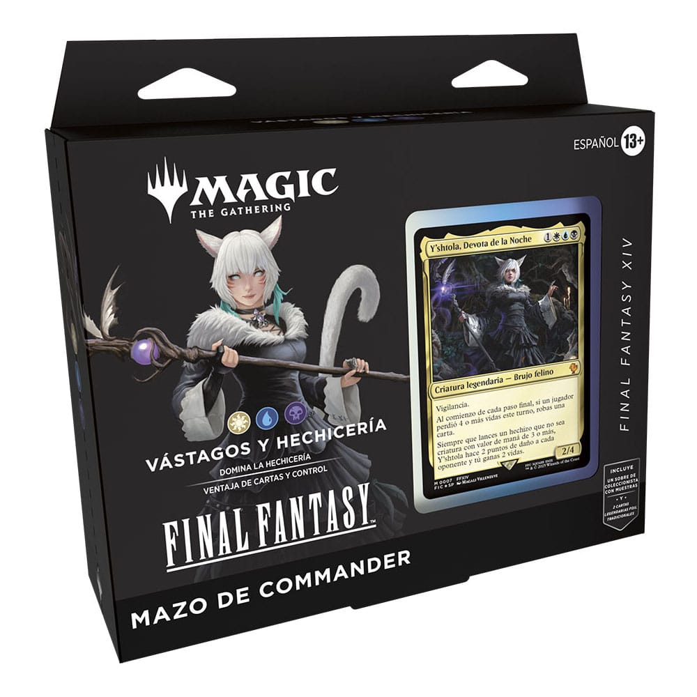 Magic the Gathering Final Fantasy présentoir decks Commander (4) *ESPAGNOL
*