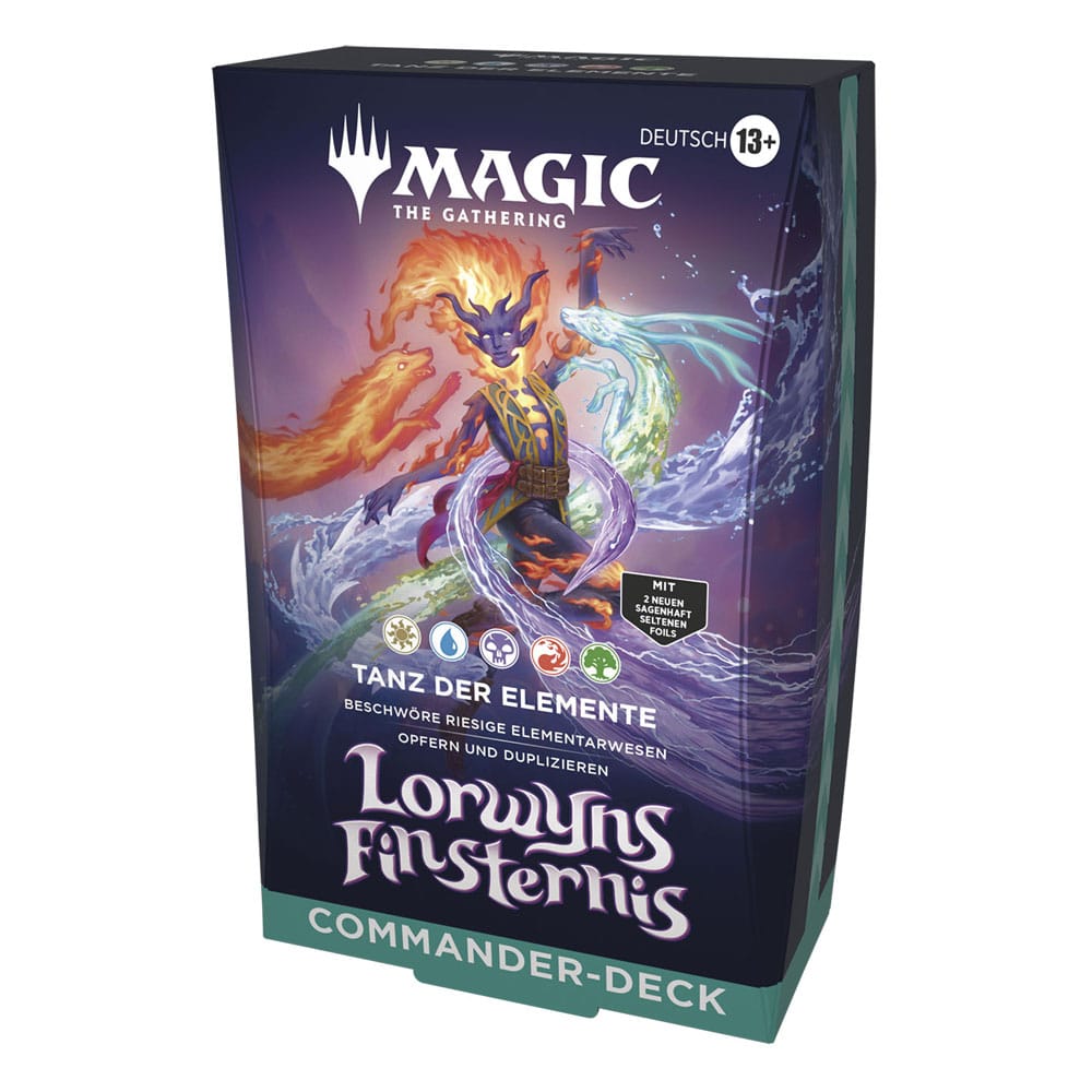 Magic the Gathering Lorwyns Finsternis présentoir decks Commander (4) *ALLEMAND*