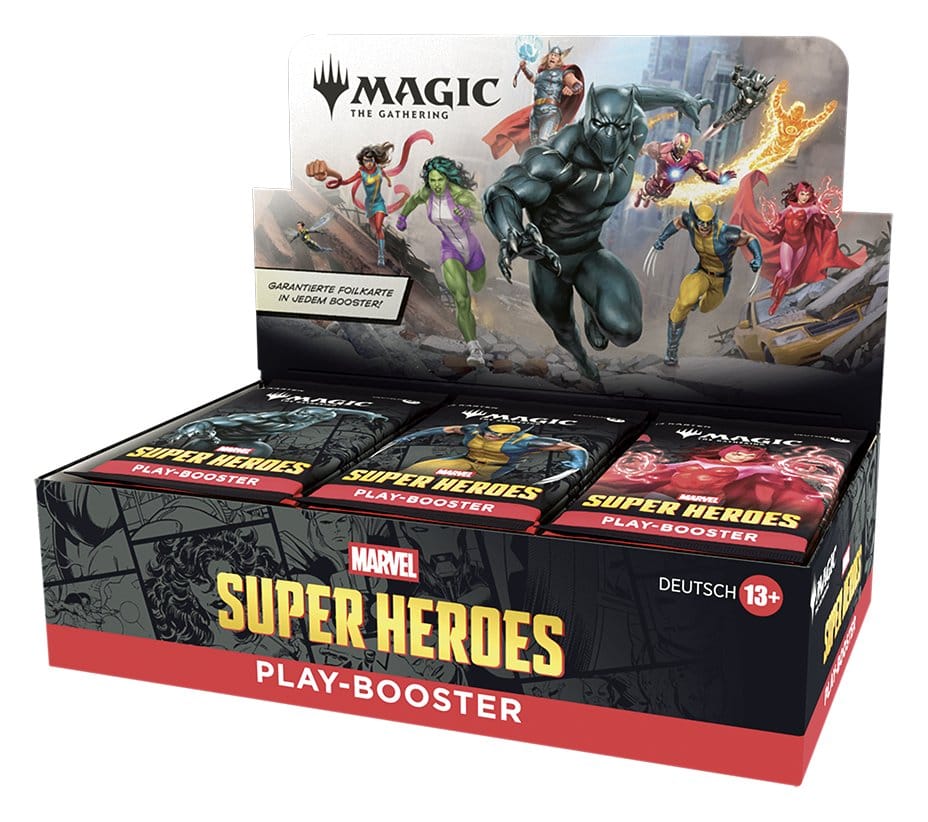 Magic the Gathering Marvel Super Heroes présentoir boosters de jeu (30) *ALLEMAND*