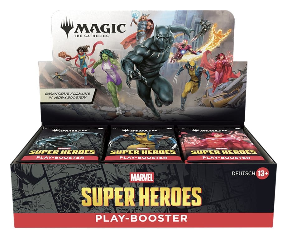 Magic the Gathering Marvel Super Heroes présentoir boosters de jeu (30) *ALLEMAND*