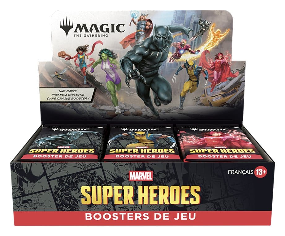 Magic the Gathering Marvel Super Heroes présentoir boosters de jeu (30) *FRANCAIS*