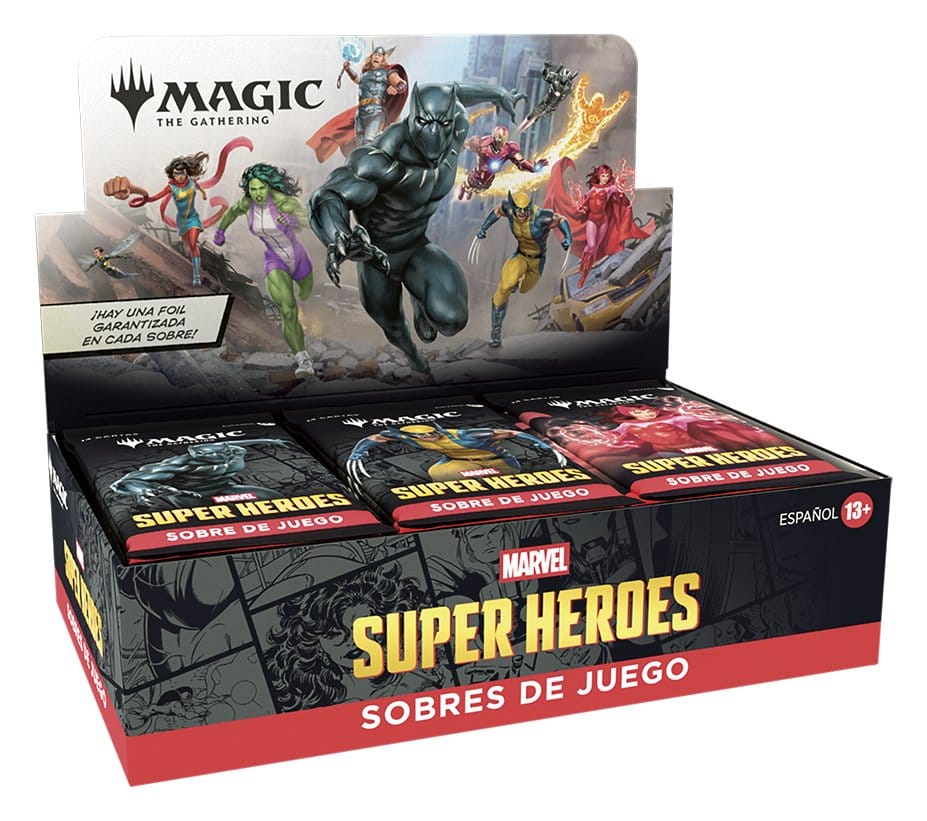 Magic the Gathering Marvel Super Heroes présentoir boosters de jeu (30) *ESPAGNOL*