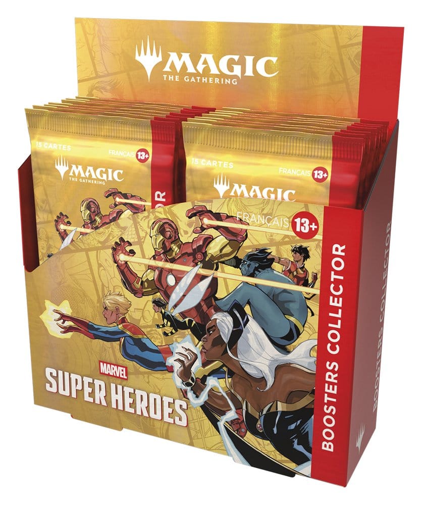 Magic the Gathering Marvel Super Heroes présentoir boosters collectors (12) *FRANCAIS*