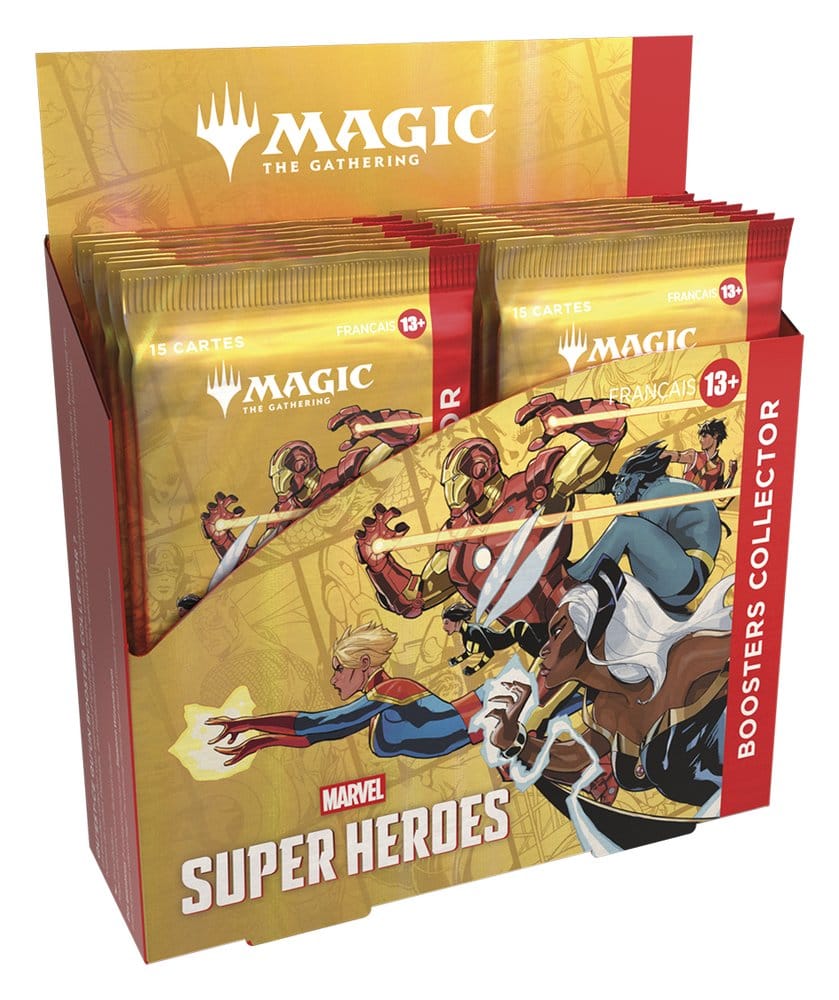 Magic the Gathering Marvel Super Heroes présentoir boosters collectors (12) *FRANCAIS*