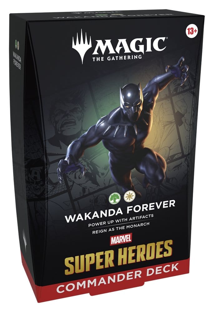Magic the Gathering Marvel Super Heroes Commander Decks Carton (4) *ANGLAIS*