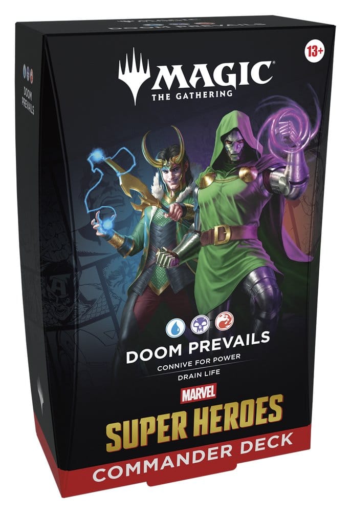 Magic the Gathering Marvel Super Heroes Commander Decks Carton (4) *ANGLAIS*