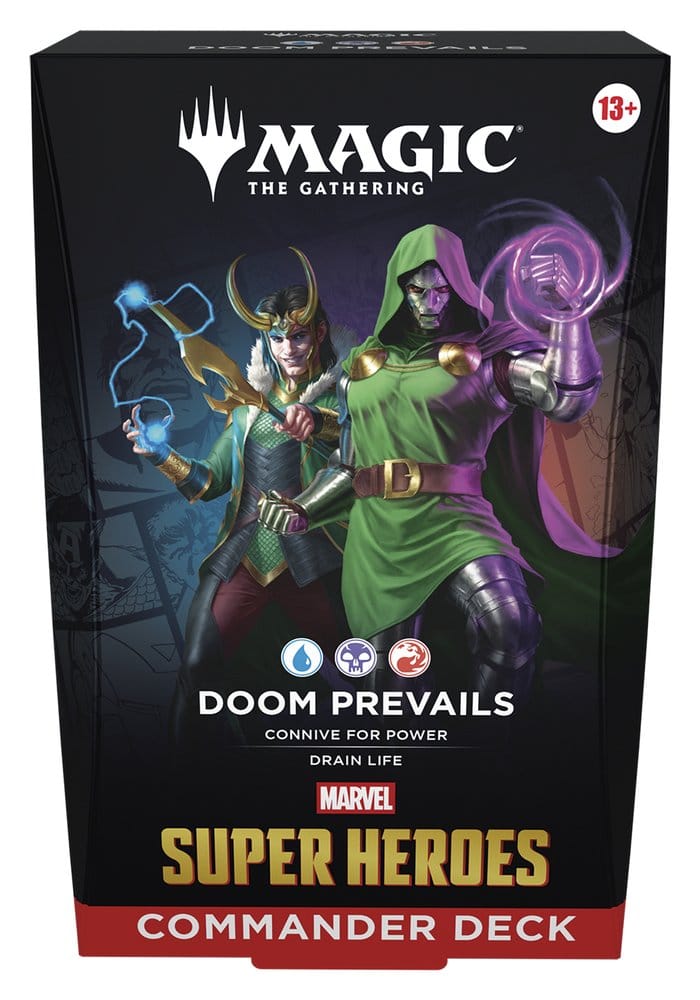 Magic the Gathering Marvel Super Heroes Commander Decks Carton (4) *ANGLAIS*