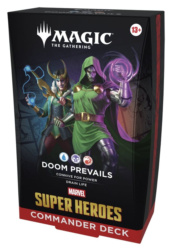 Magic the Gathering Marvel Super Heroes Commander Decks Carton (4) *ANGLAIS*