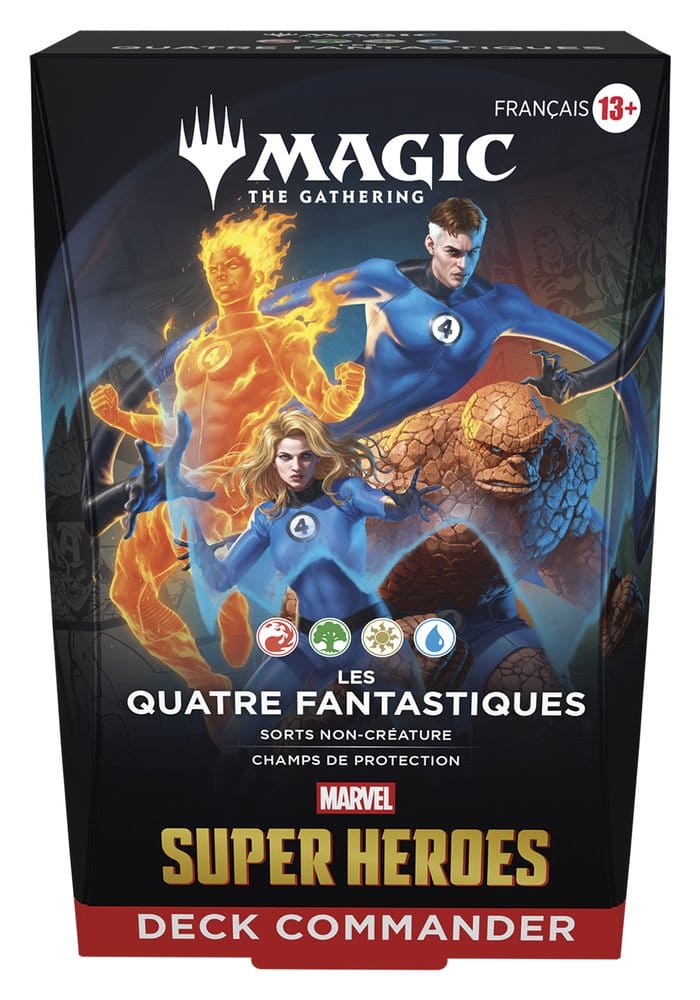 Magic the Gathering Marvel Super Heroes Commander Decks Carton (4) *FRANCAIS*