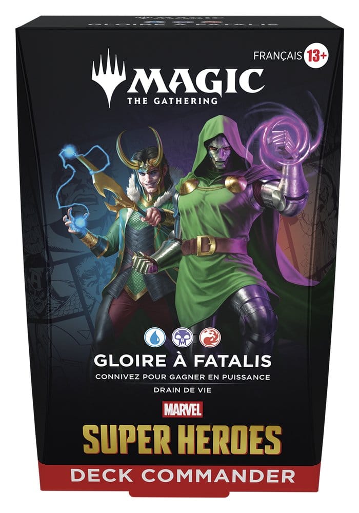 Magic the Gathering Marvel Super Heroes Commander Decks Carton (4) *FRANCAIS*