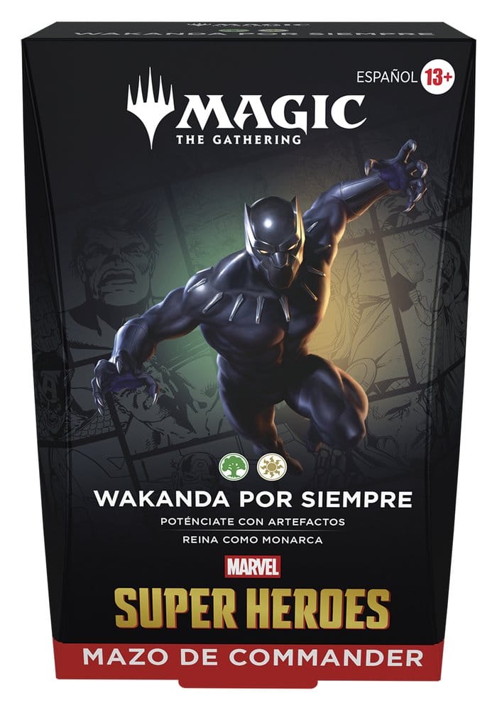 Magic the Gathering Marvel Super Heroes Commander Decks Carton (4) *ESPAGNOL*