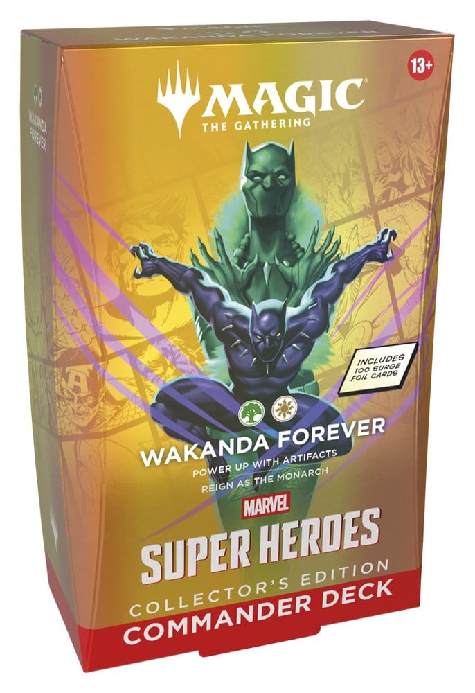 Magic the Gathering Marvel Super Heroes Collector's Edition Commander Decks Carton (4) *ANGLAIS*