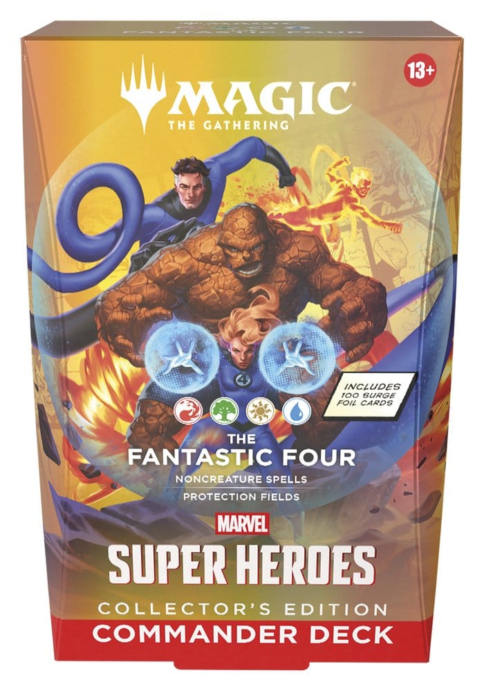 Magic the Gathering Marvel Super Heroes Collector's Edition Commander Decks Carton (4) *ANGLAIS*
