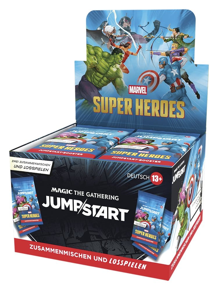 Magic the Gathering Marvel Super Heroes présentoir boosters Jumpstart (24) *ALLEMAND*
