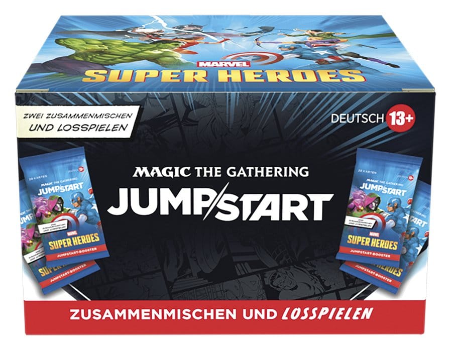 Magic the Gathering Marvel Super Heroes présentoir boosters Jumpstart (24) *ALLEMAND*