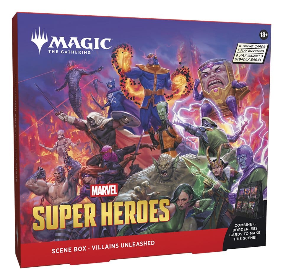 Magic the Gathering Marvel Super Heroes présentoir boîtes scéniques (4) *ANGLAIS*