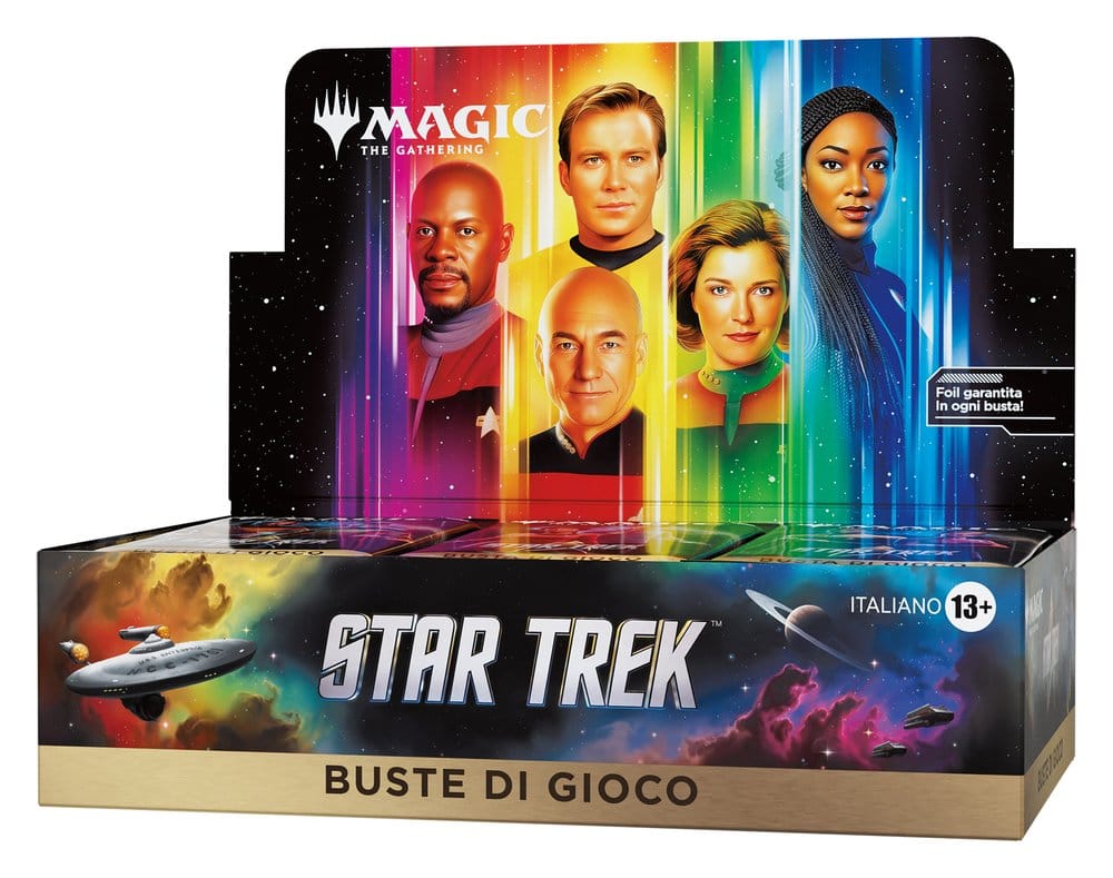 Magic the Gathering Star Trek présentoir boosters de jeu (30) *ITALIEN*