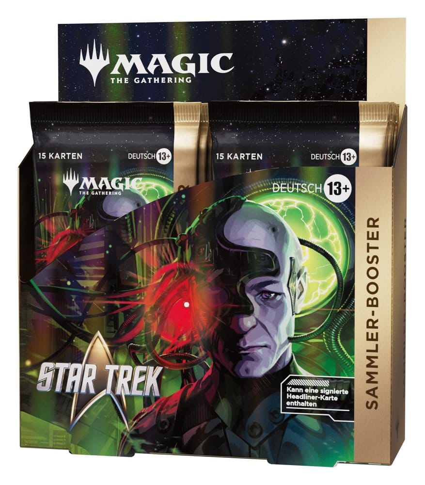 Magic the Gathering Star Trek présentoir boosters collectors (12) *ALLEMAND*