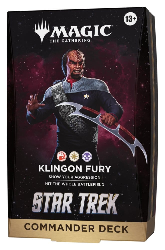 Magic the Gathering Star Trek decks Commander (4) *ANGLAIS*