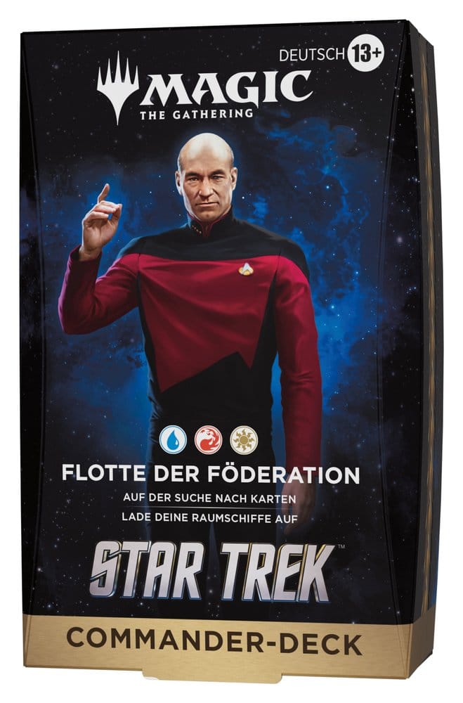 Magic the Gathering Star Trek decks Commander (4) *ALLEMAND*