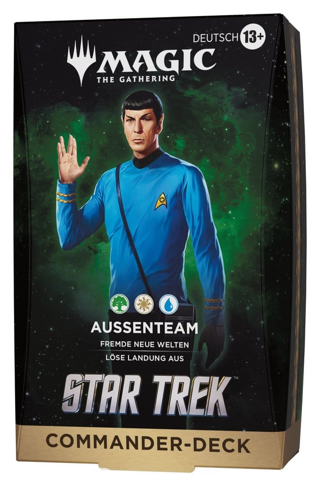 Magic the Gathering Star Trek decks Commander (4) *ALLEMAND*