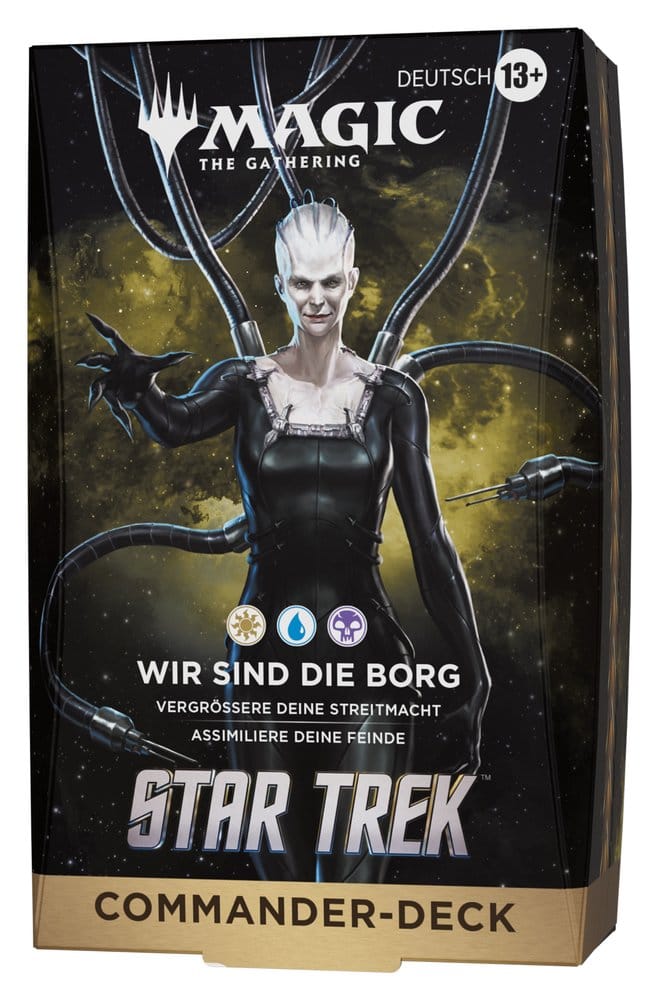 Magic the Gathering Star Trek decks Commander (4) *ALLEMAND*