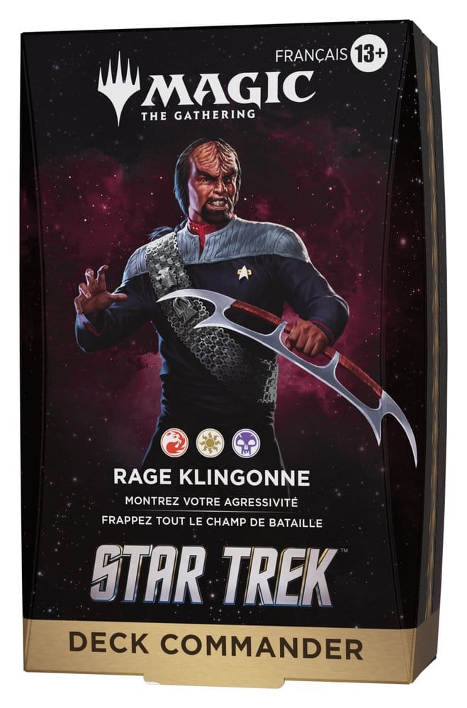 Magic the Gathering Star Trek decks Commander (4) *FRANCAIS*