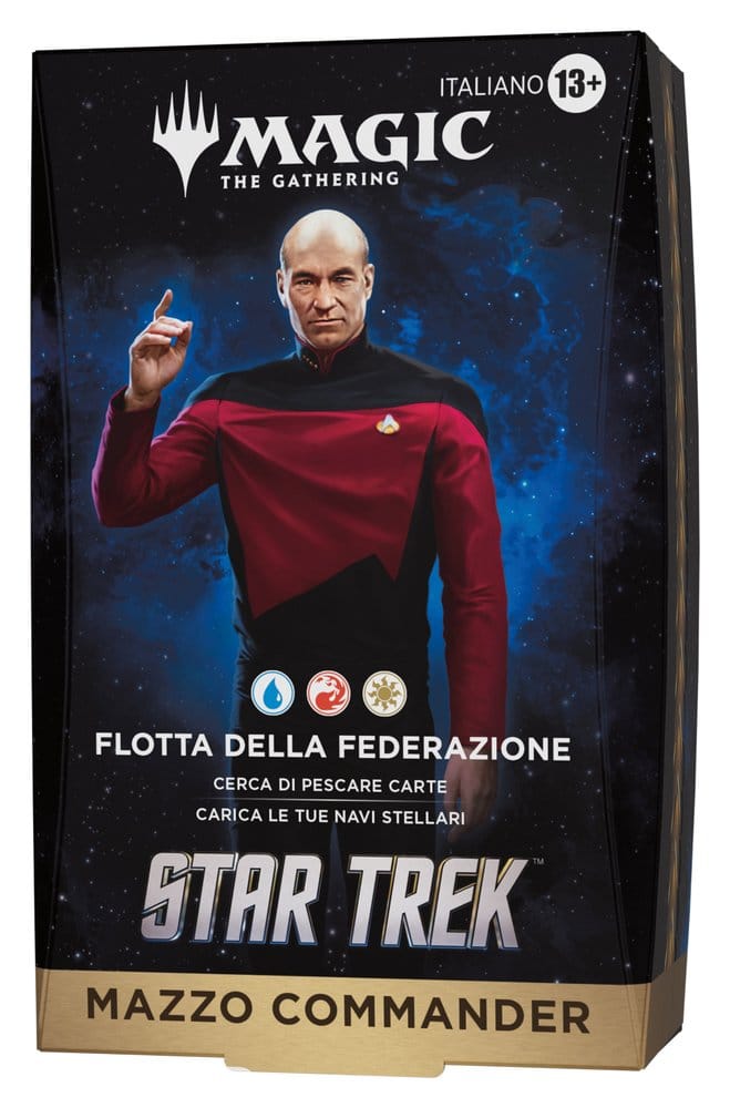 Magic the Gathering Star Trek decks Commander (4) *ITALIEN*