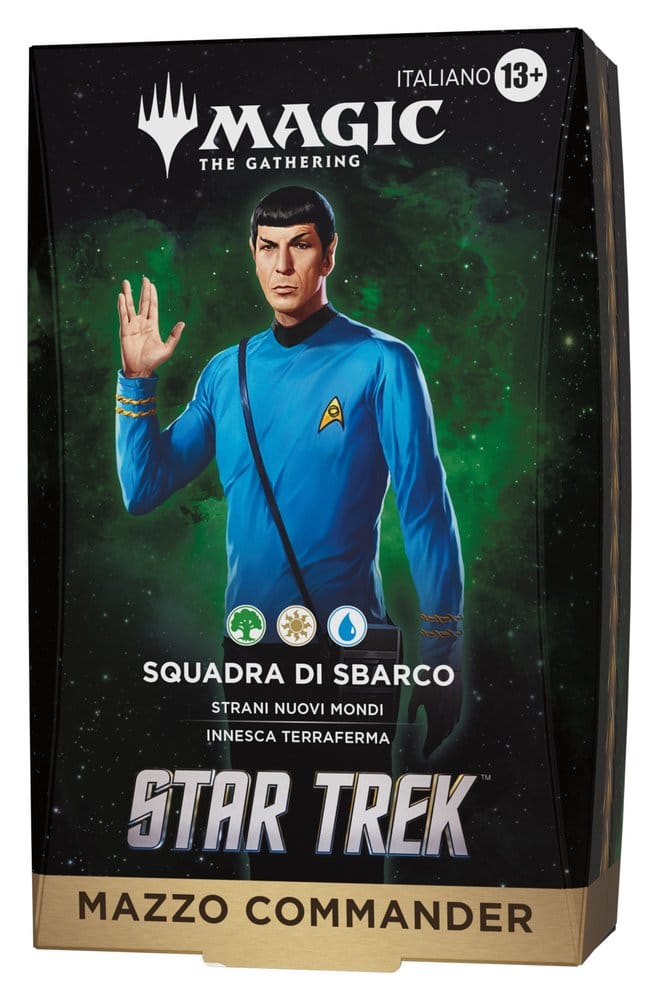 Magic the Gathering Star Trek decks Commander (4) *ITALIEN*