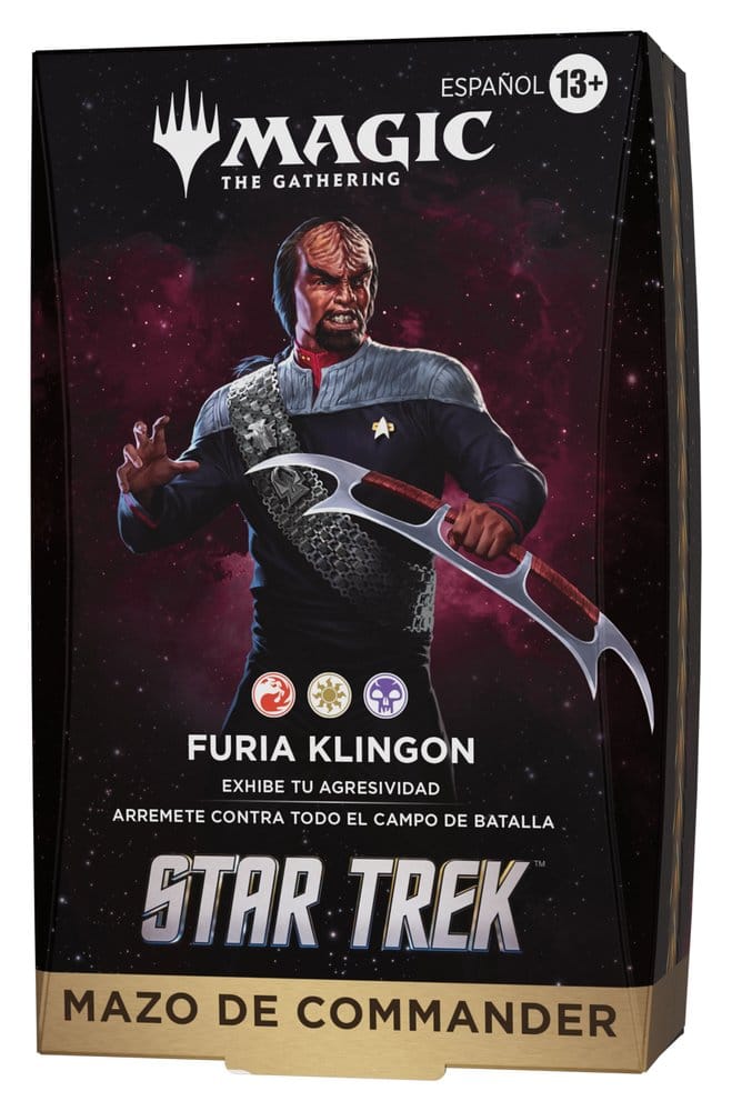 Magic the Gathering Star Trek decks Commander (4) *ESPAGNOL*