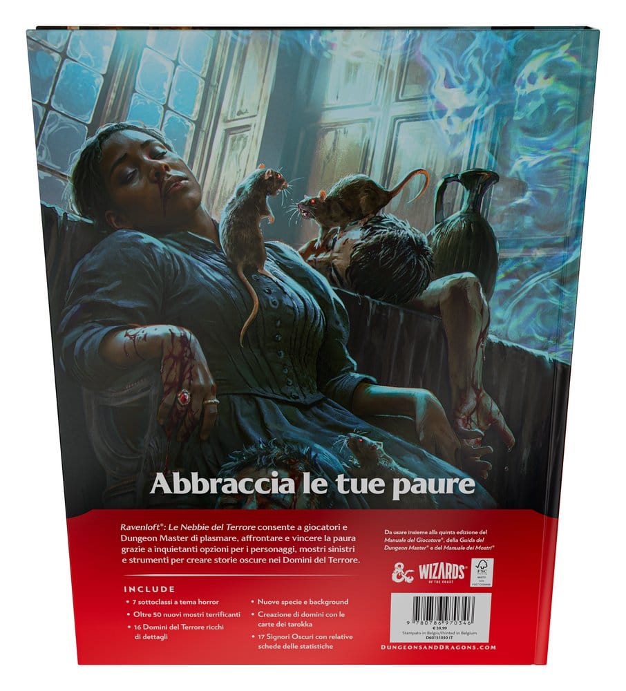 Dungeons & Dragons RPG Ravenloft: Le Nebbie des Terrore livre *ITALIEN*