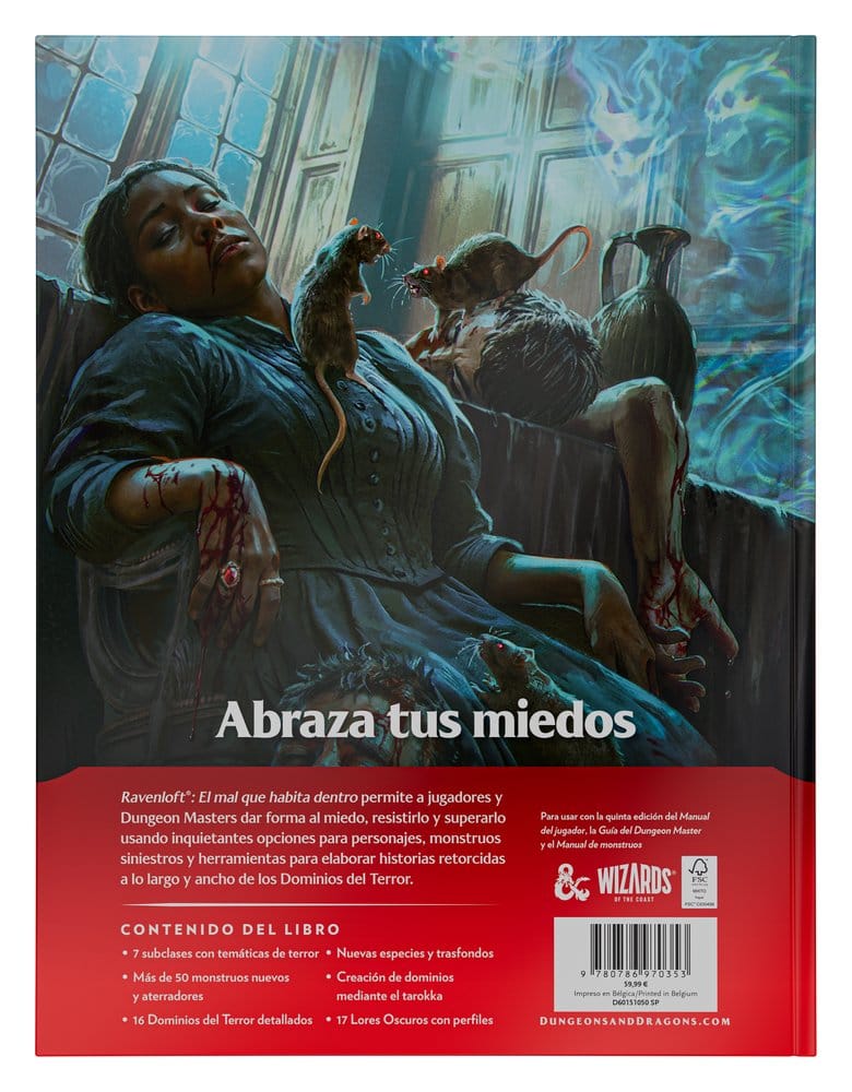 Dungeons & Dragons RPG Ravenloft: El Mal que Habita Dentro livre *ESPAGNOL*