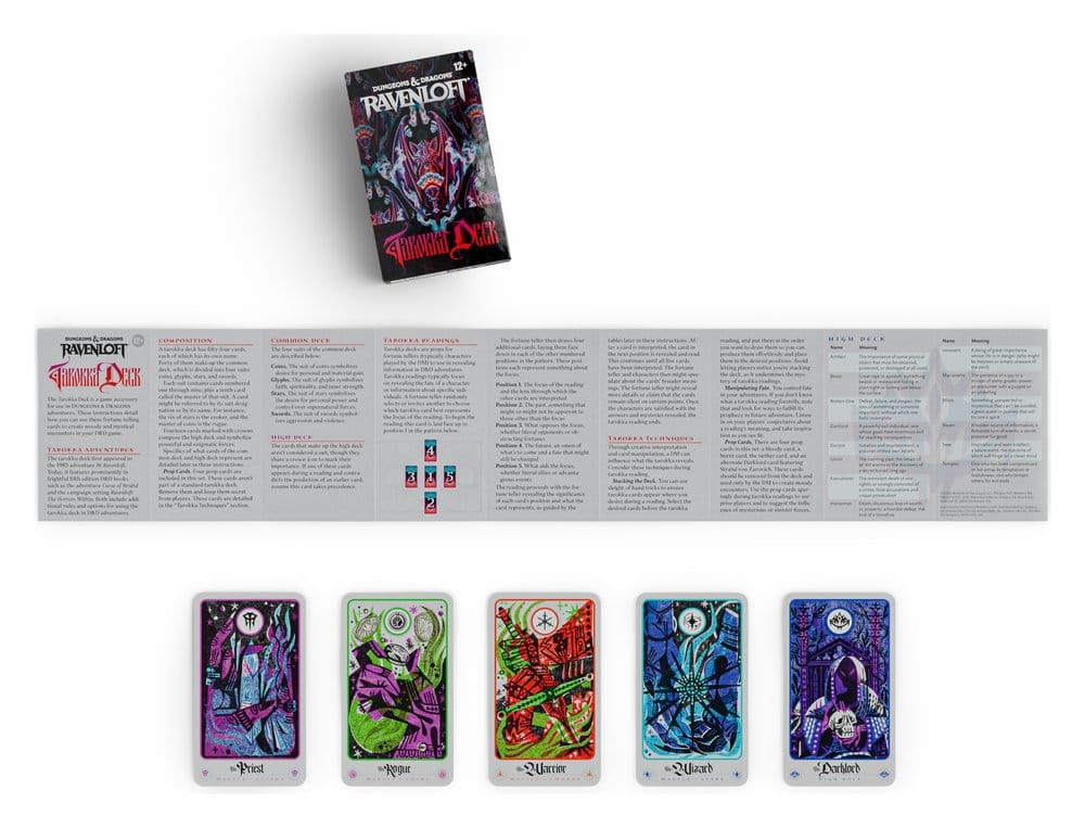 Dungeons & Dragons RPG Ravenloft: The Horrors Within deck Tarokka *ANGLAIS*