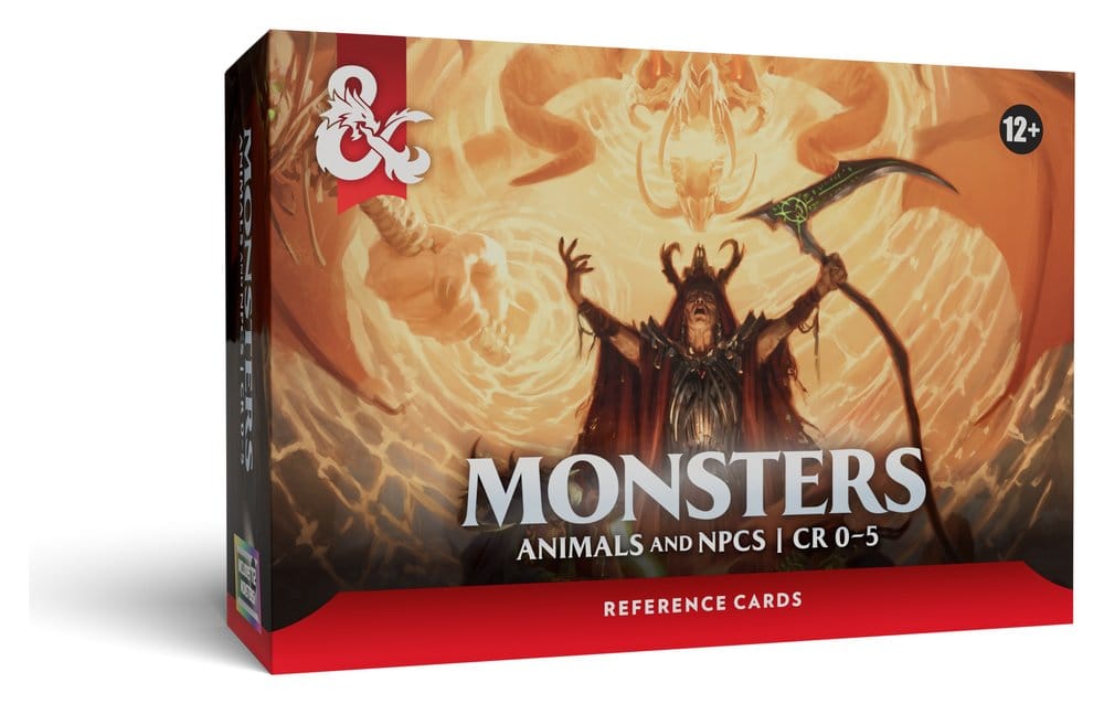 Dungeons & Dragons RPG Fiches de Référence: Monstres (animaux et PNJ) *ANGLAIS*