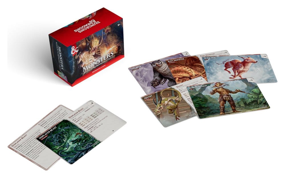 Dungeons & Dragons RPG Fiches de Référence: Monstres (mystiques et redoutables) *ANGLAIS*