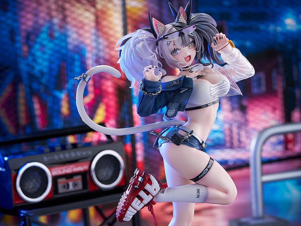 Original Character Figurine 1/7 Melterna Girl: Metako Illustration by Neko Metal 23 cm